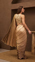Caramel Crown Pre-Stitched Saree